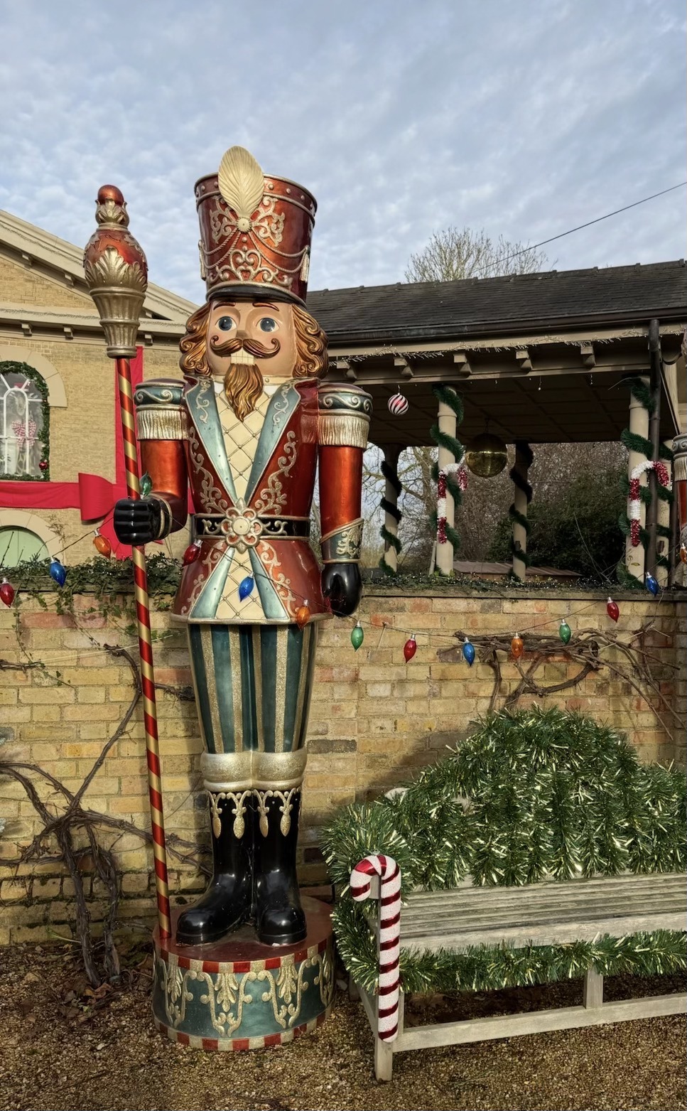 Giant nutcracker stolen from a garden display in Spaldwick
