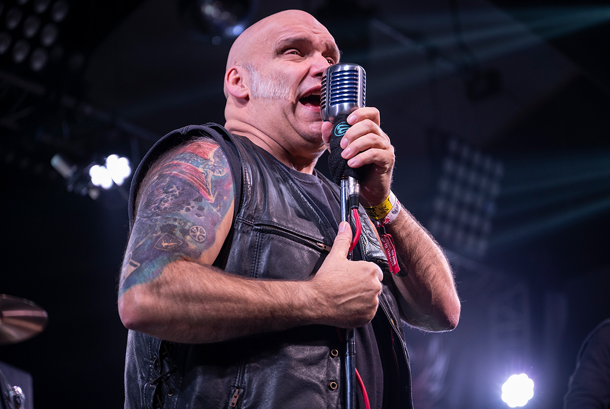 Blaze Bayley performing at Planet Rockstock in 2024