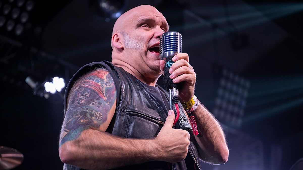 Blaze Bayley performing at Planet Rockstock in 2024