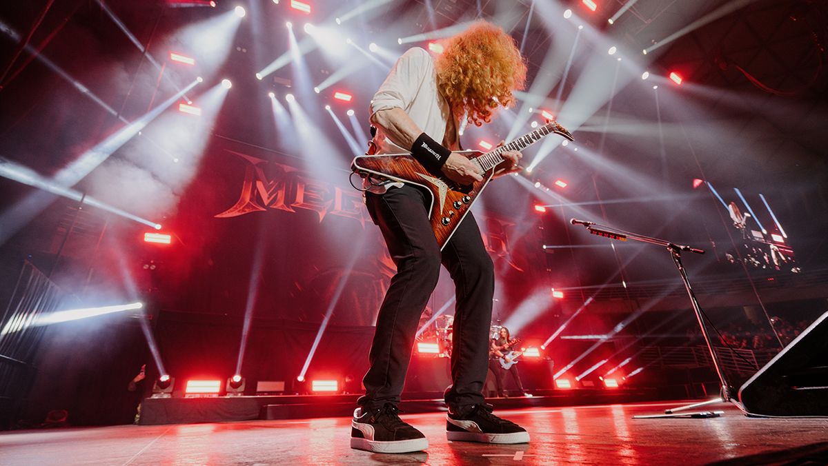 Megadeth's Dave Mustaine in concert