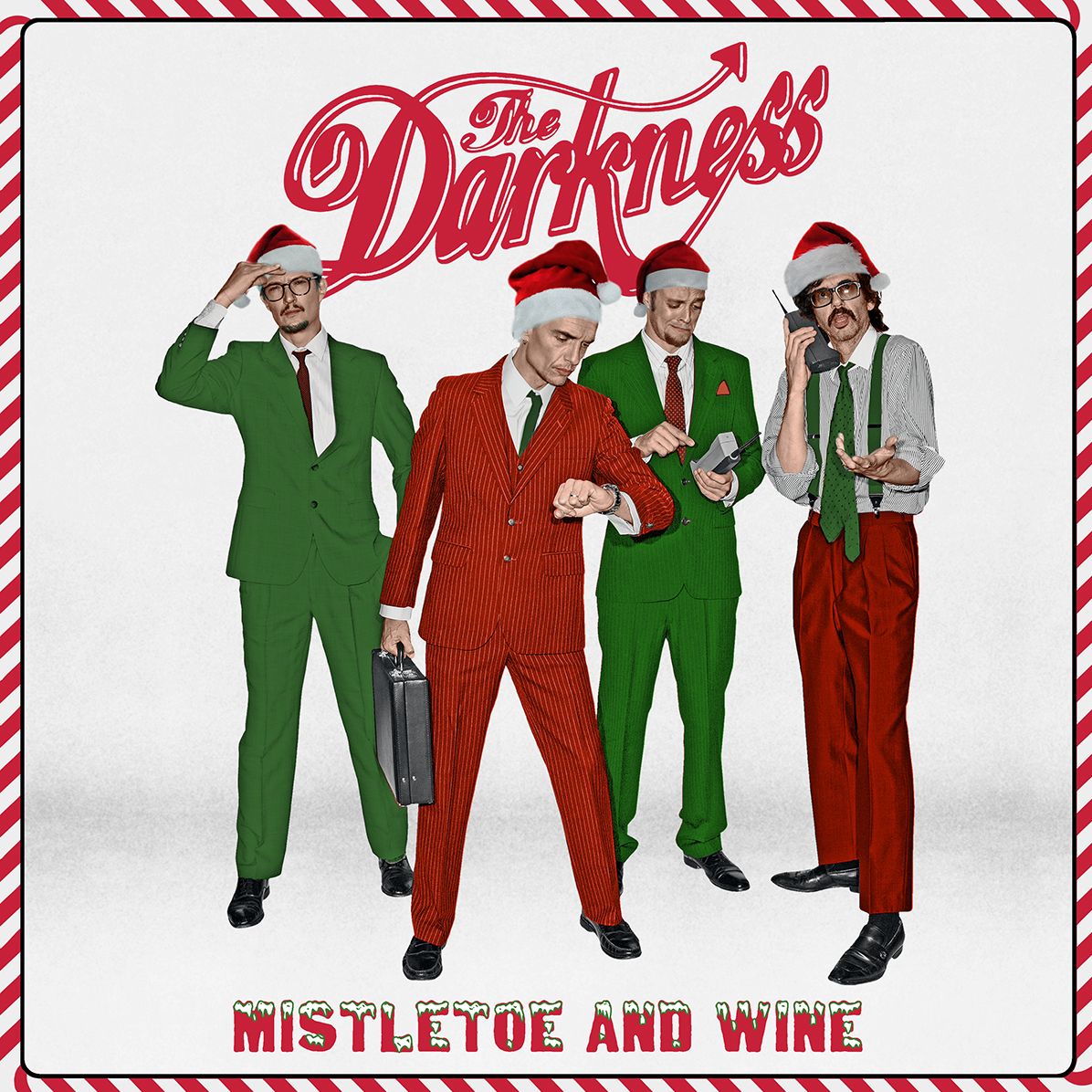 The Darkness' 'Mistletoe and Wine' single cover