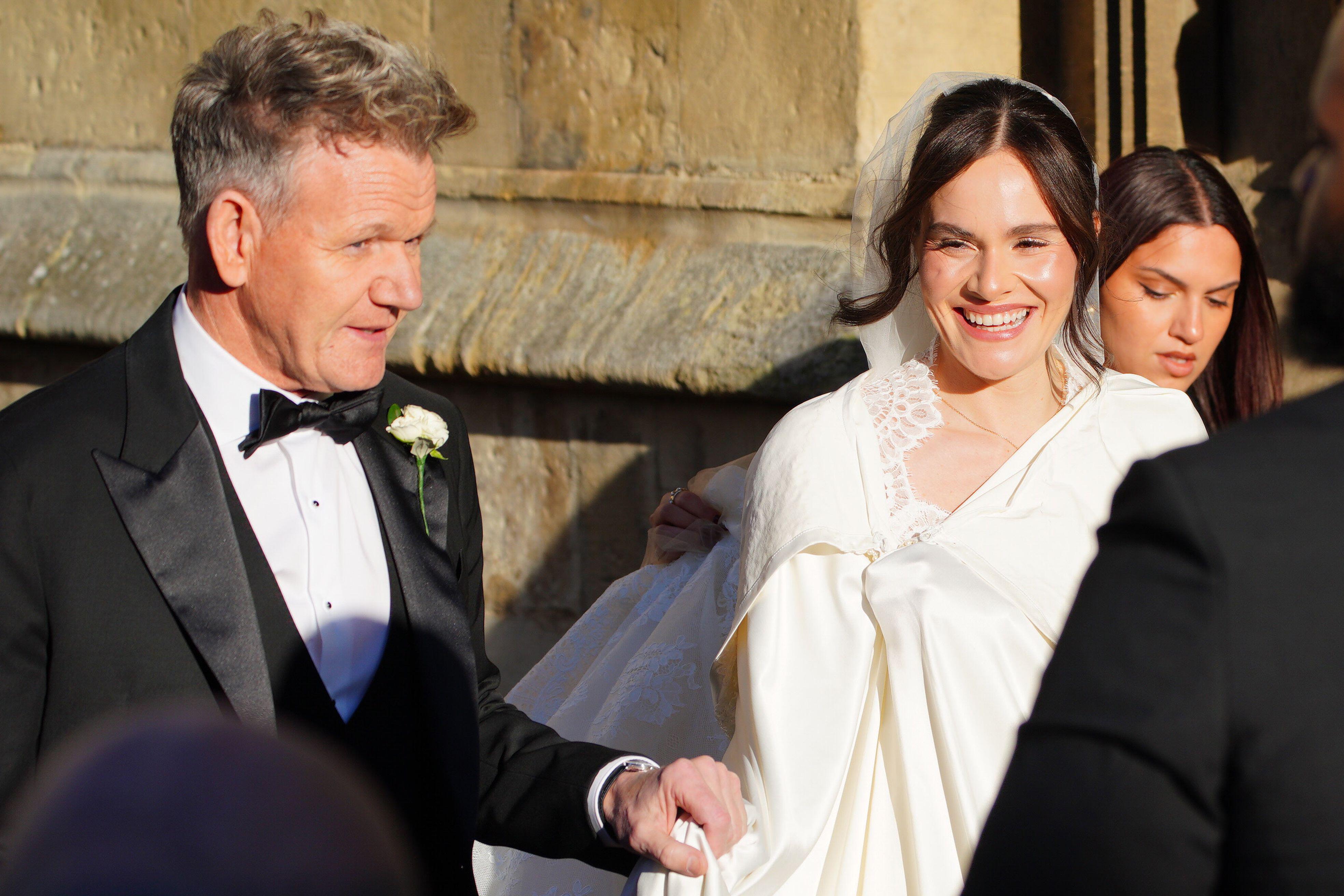 Gordon Ramsay's daughter Holly Ramsay marries Olympian Adam Peaty