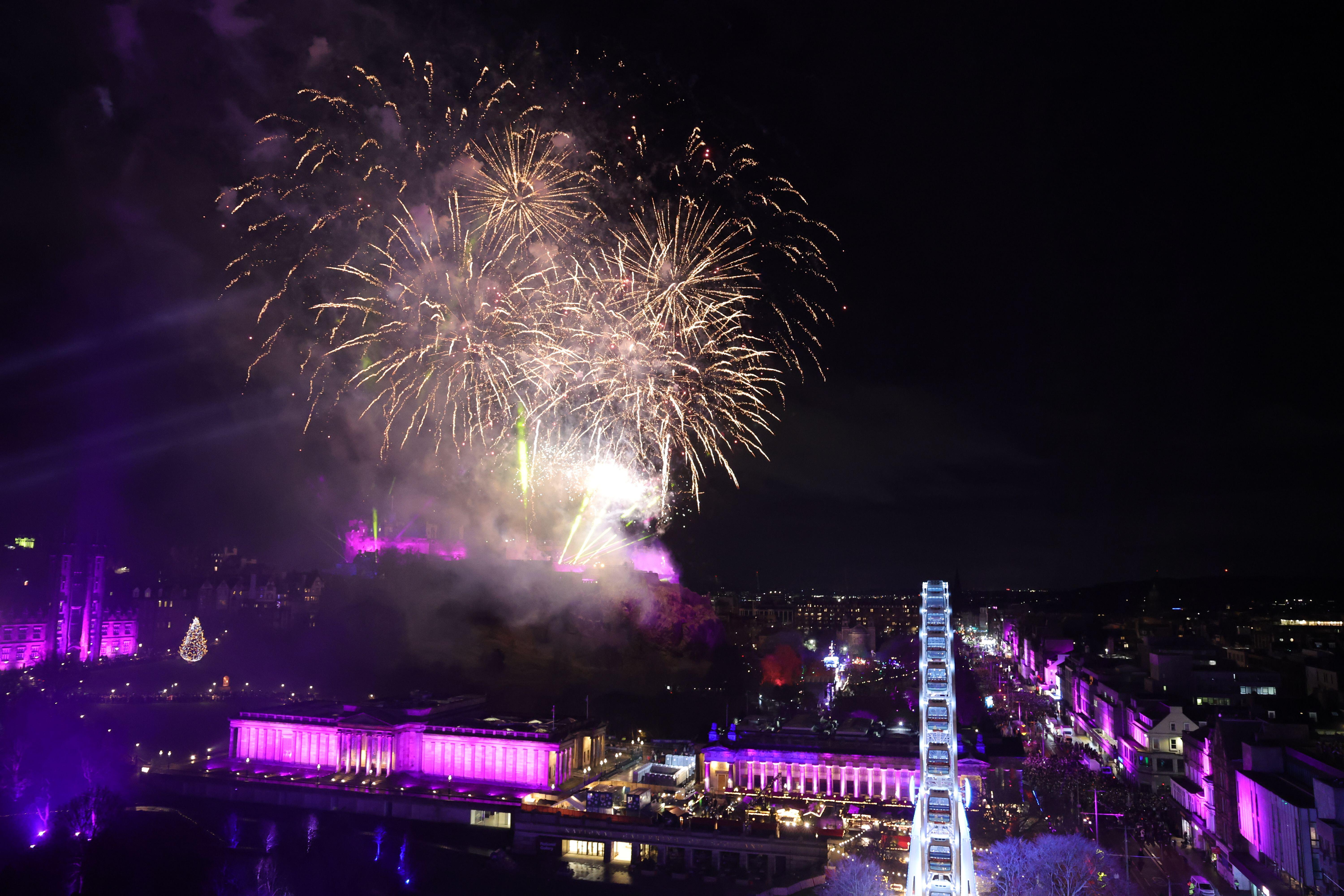 Thousands ring in 2026 at Scotland's biggest Hogmanay street party