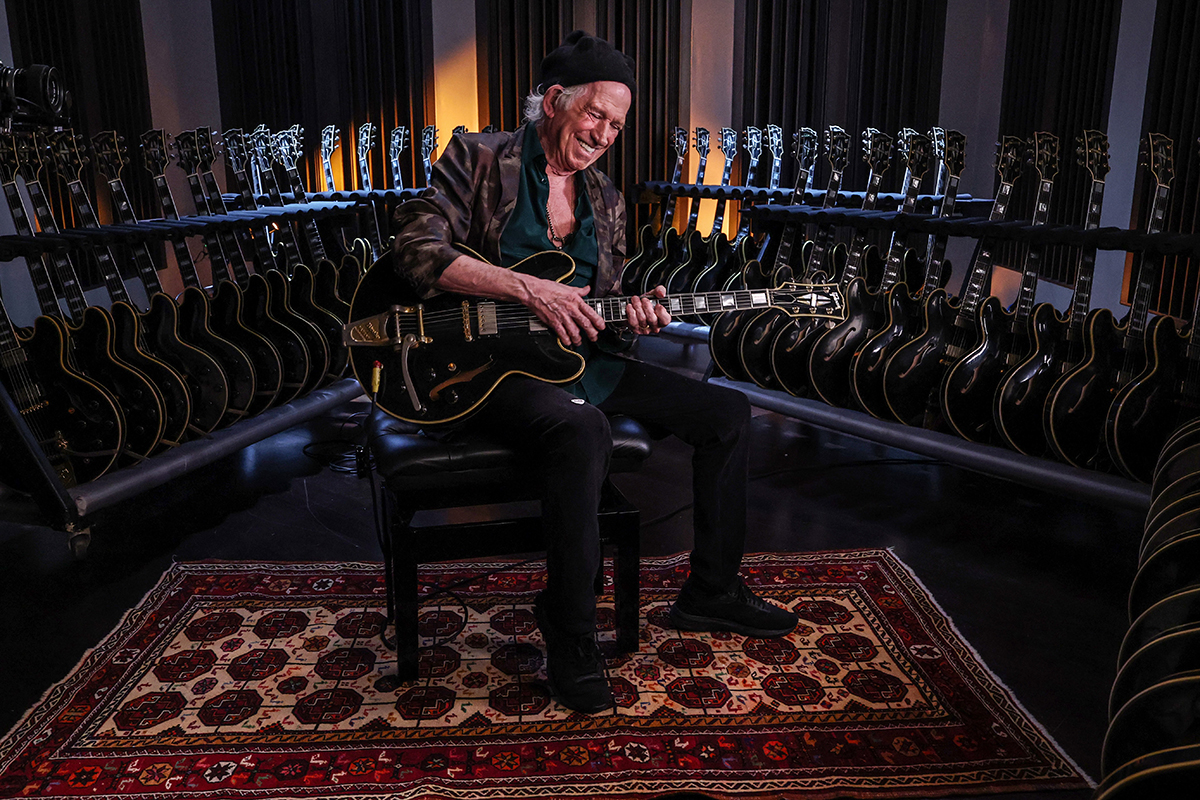 Replica of Keith Richards' 1960 Gibson ES-355 guitar goes on sale for £25,999