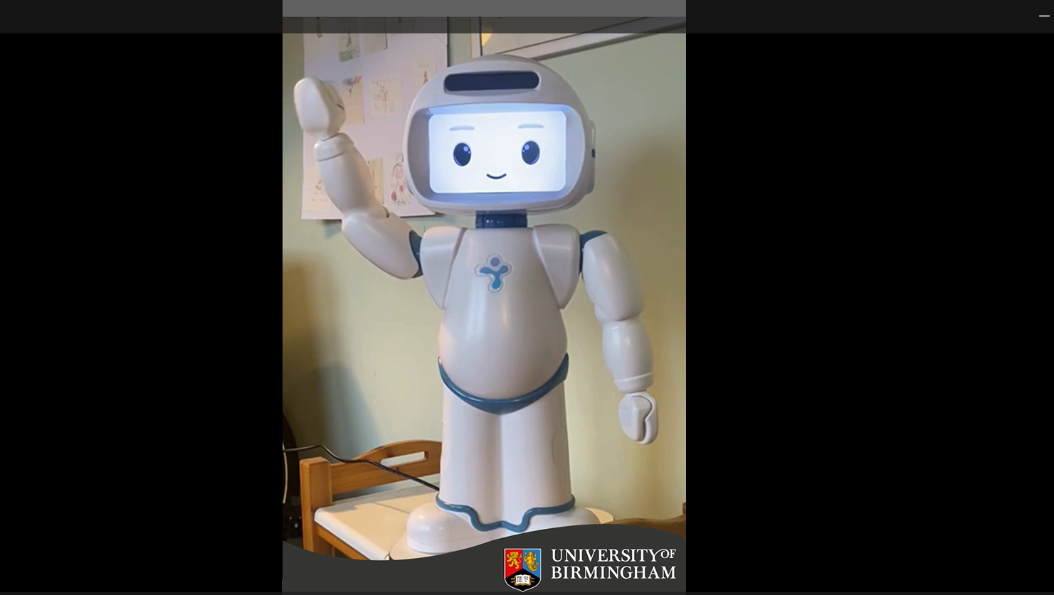 University of Birmingham researchers test robot to support autistic children at home