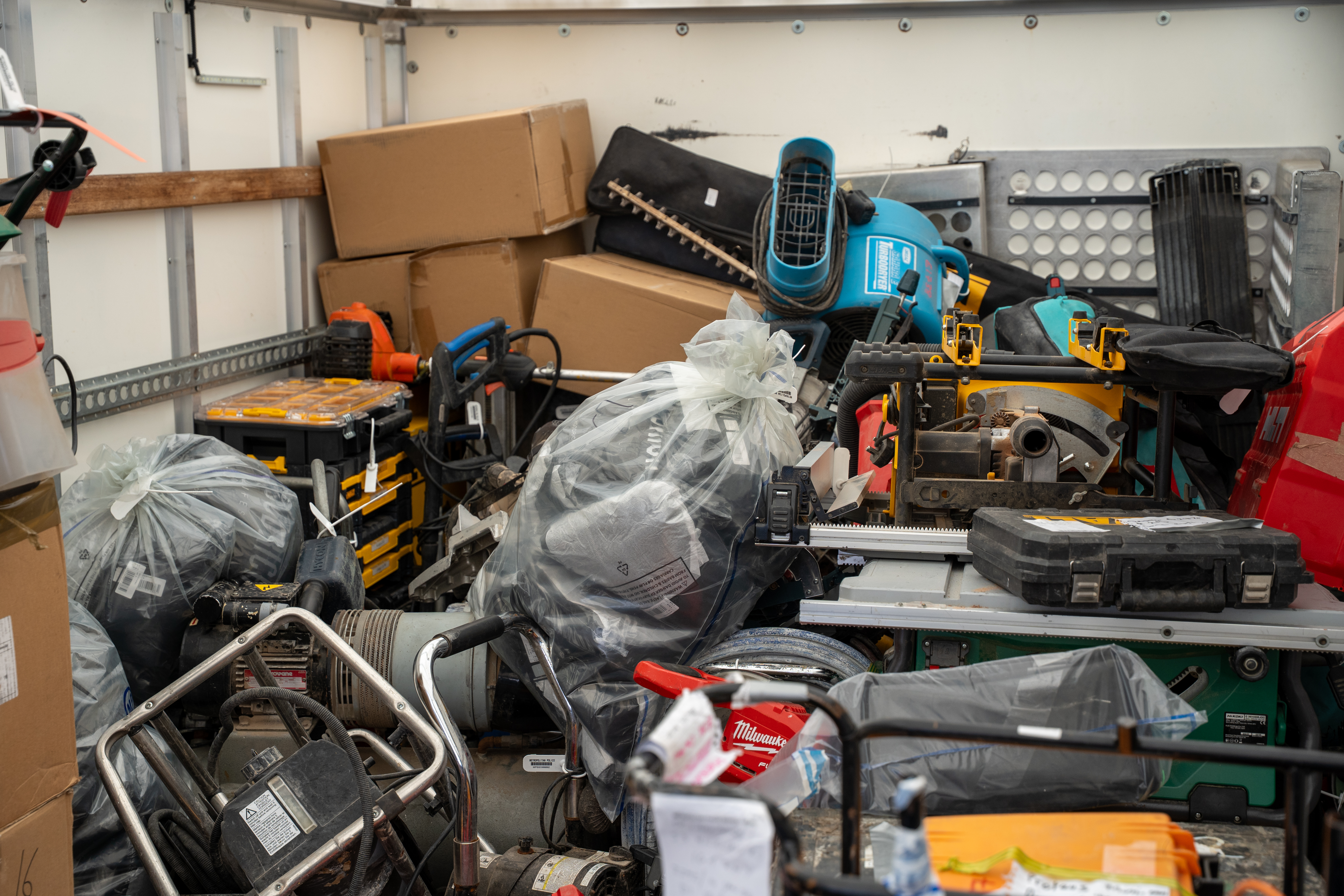Met operation uncovers UK’s biggest ever stash of stolen tools | News ...