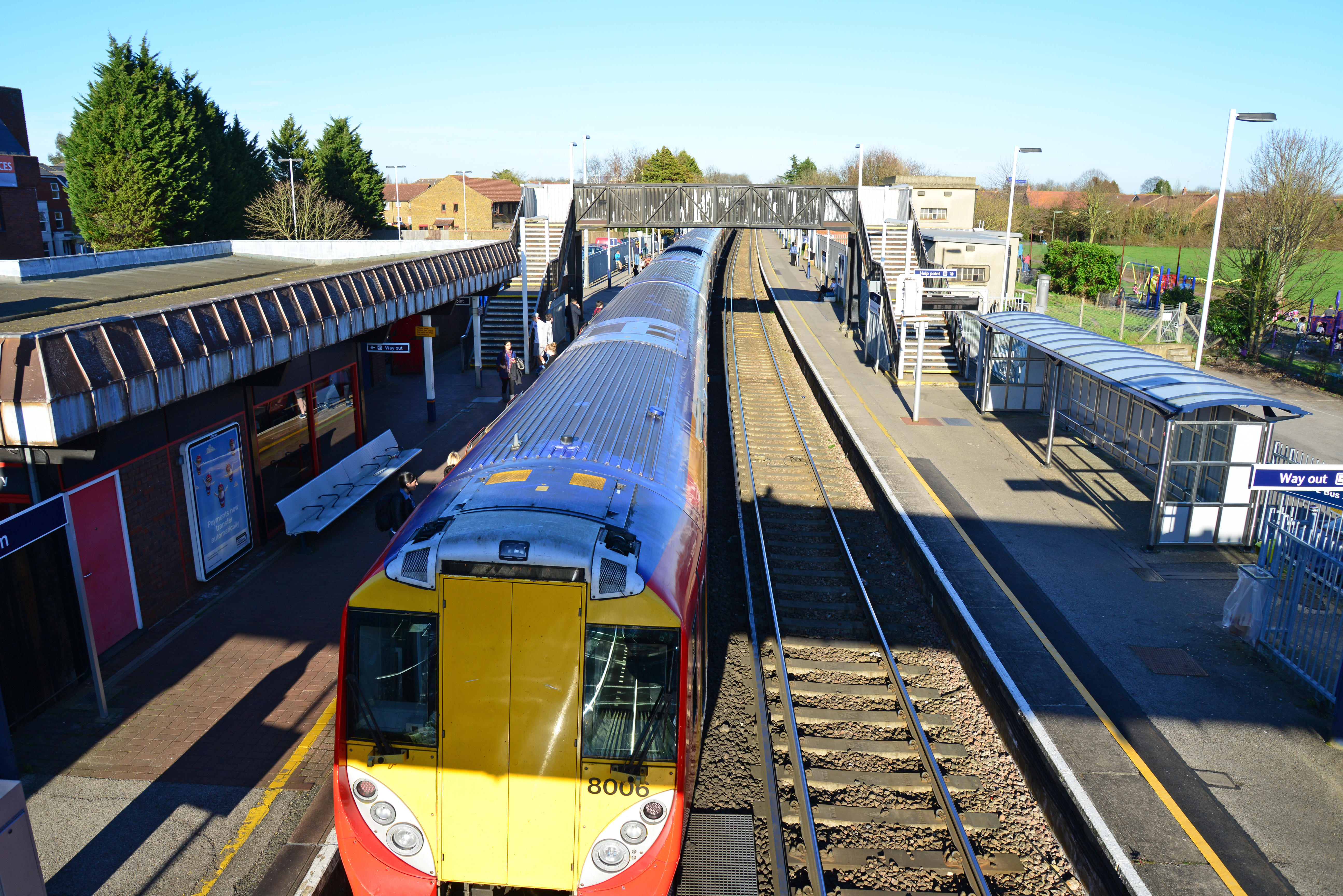 Three men injured in Egham station stabbing