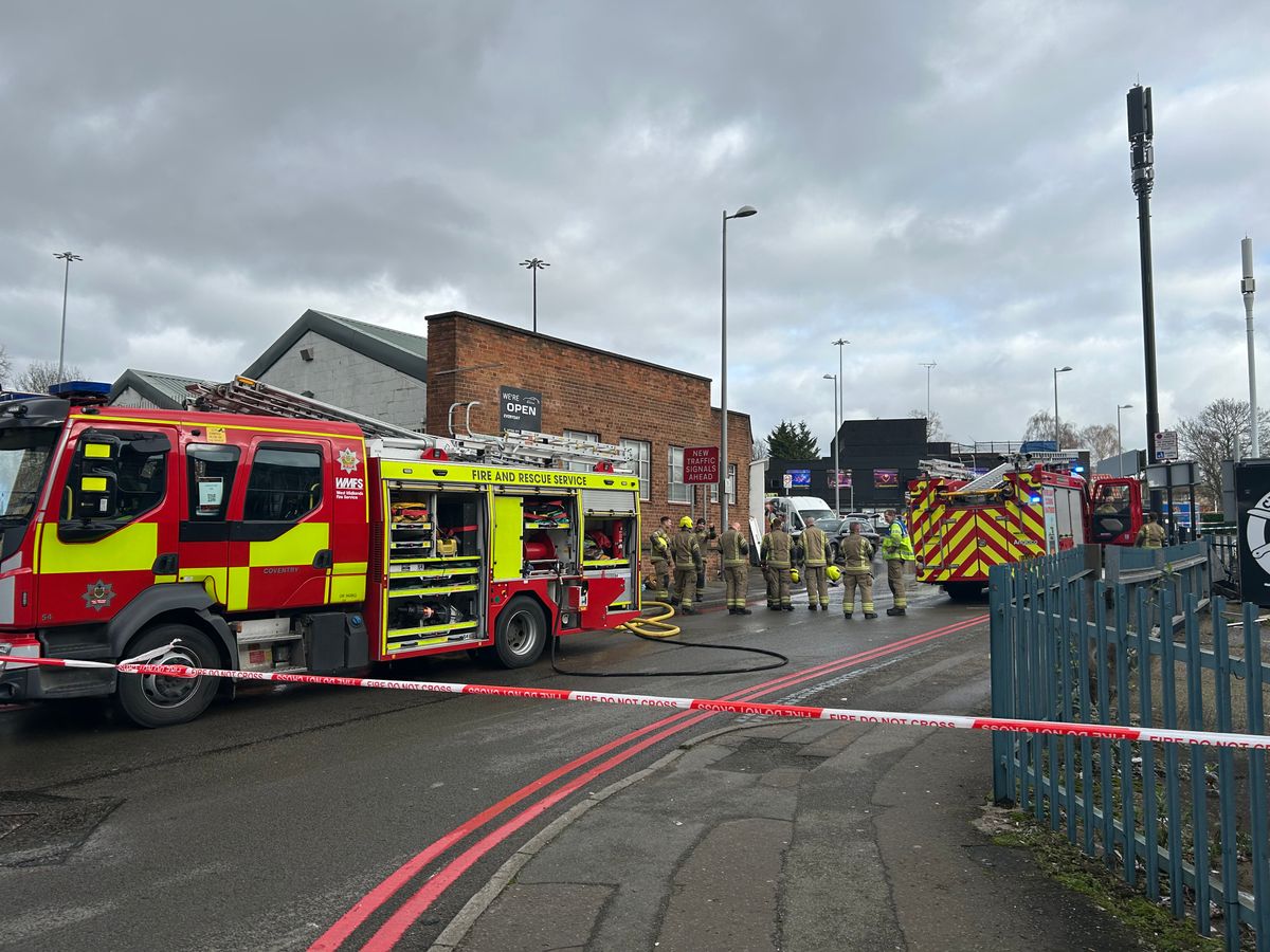 Fire breaks out in Coventry city centre