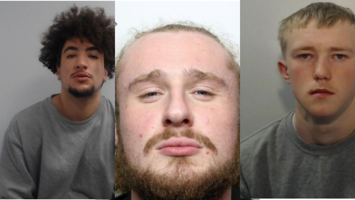 Three men jailed after teenage boy stabbed and robbed in Trafford ...
