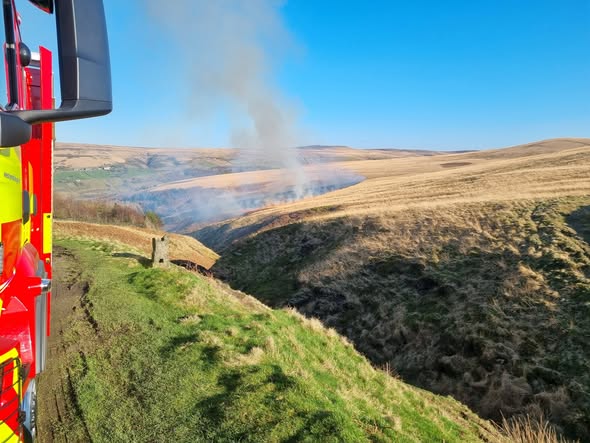 Warning from West Yorkshire Fire and Rescue after first moorland fire ...