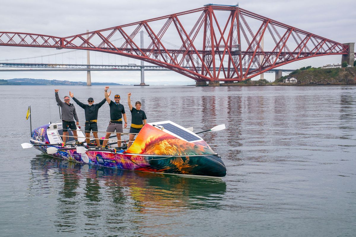 ROW4MND: Rowers begin second leg of gruelling challenge from Wales