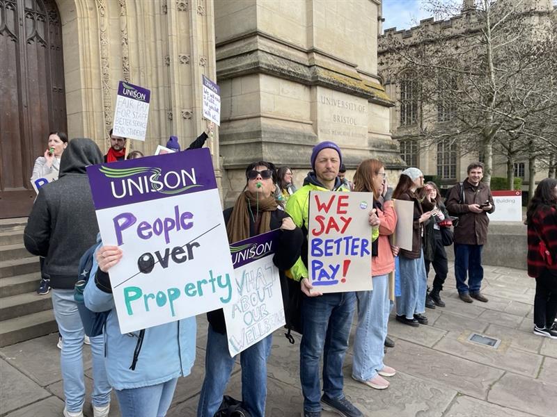 University of Bristol support staff to strike over pay dispute