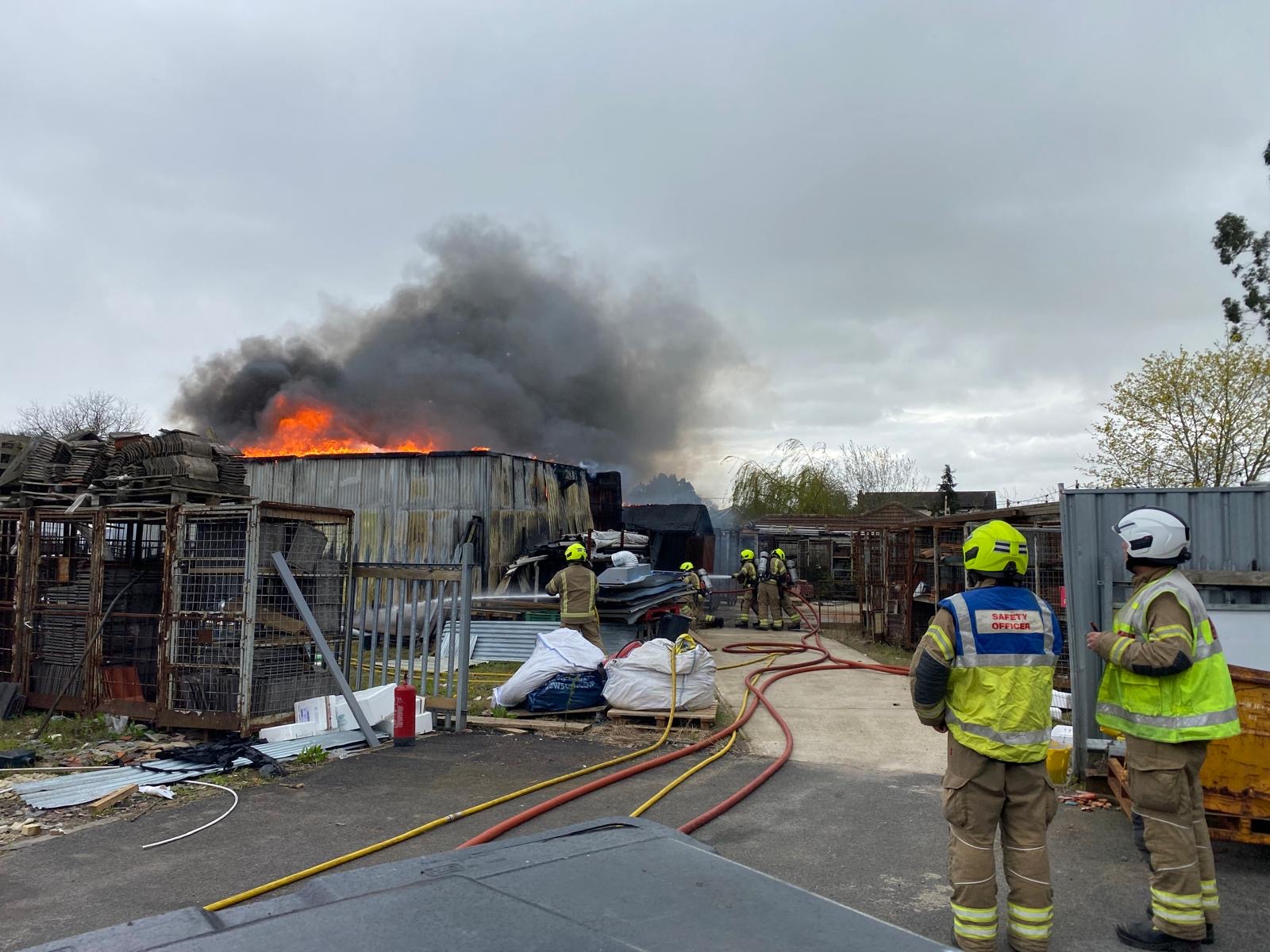 Fire breaks out in Basildon