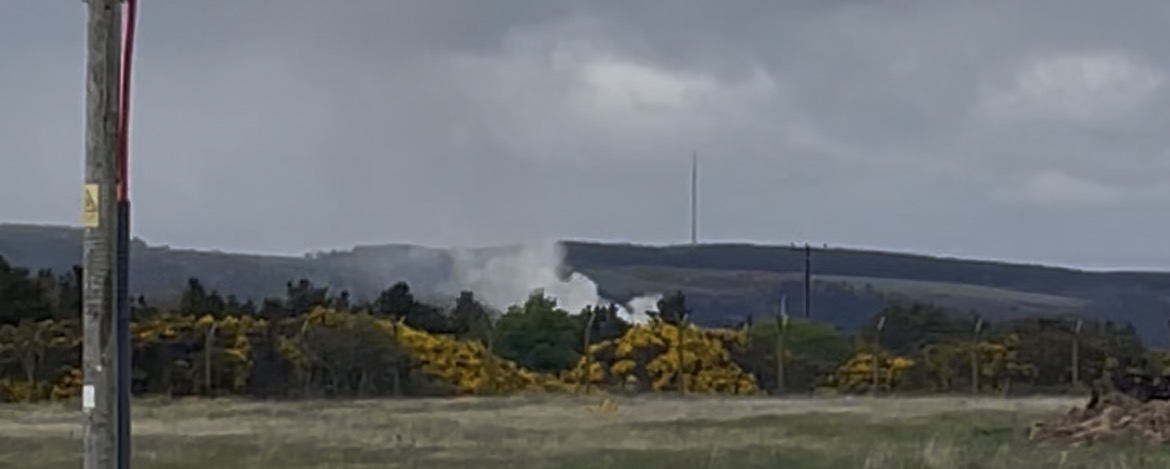 Firefighters tackle blaze near Fort George