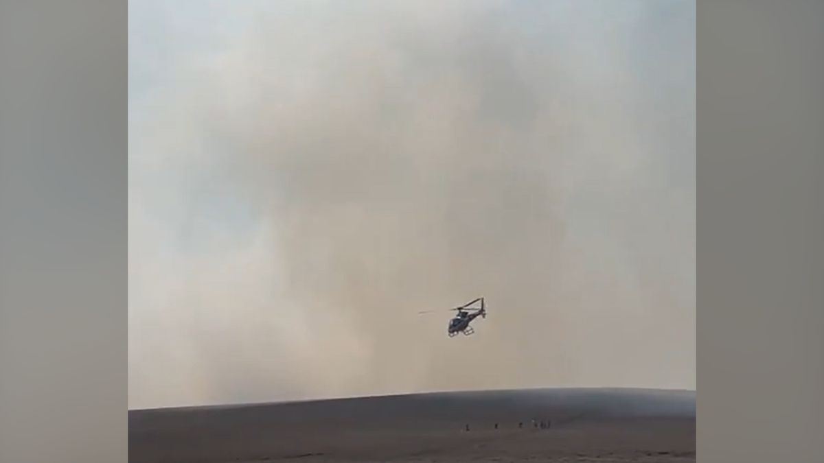Firefighters continue to tackle huge wildfire near Glossop