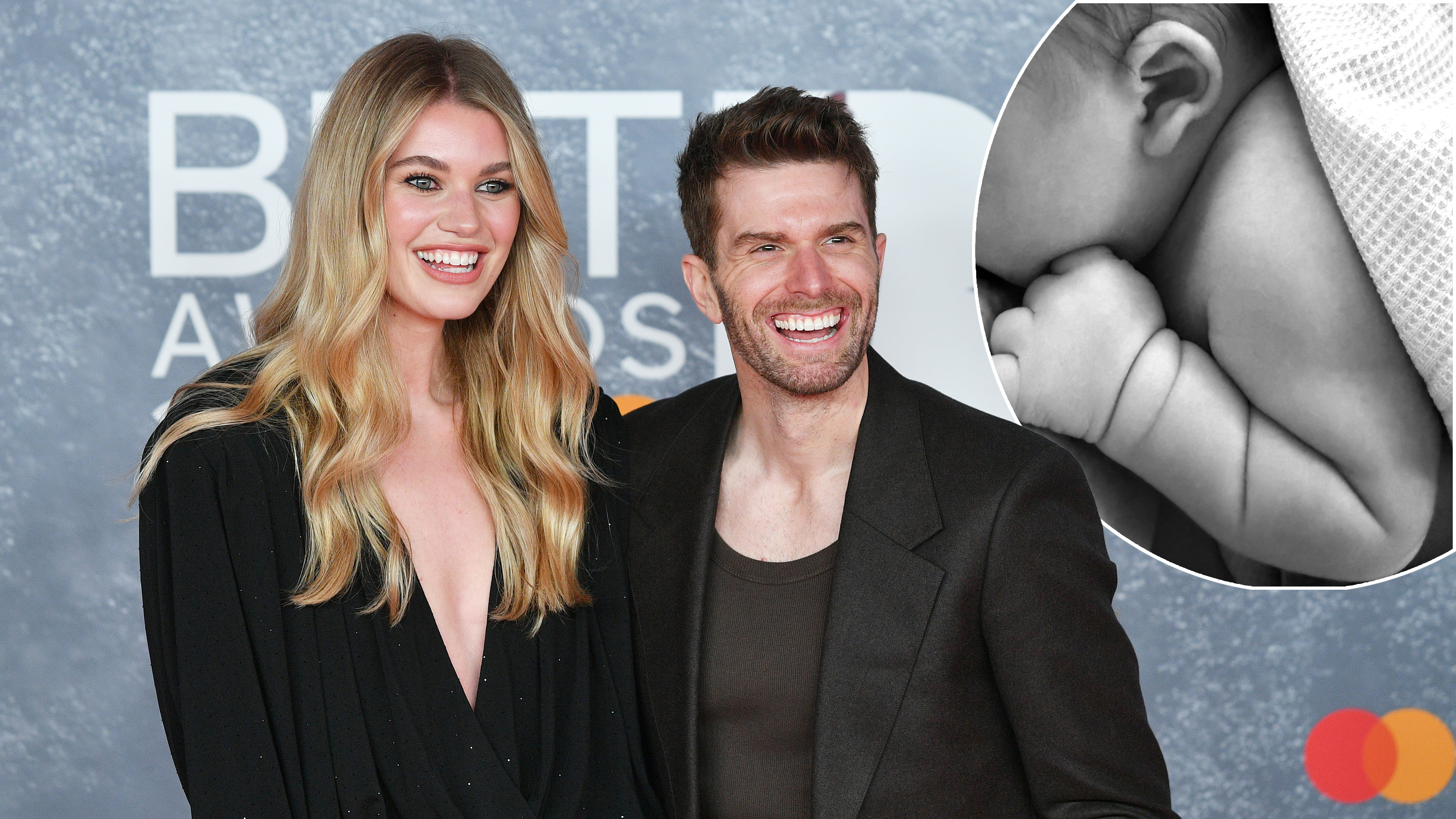 What did Joel Dommett call his newborn son?