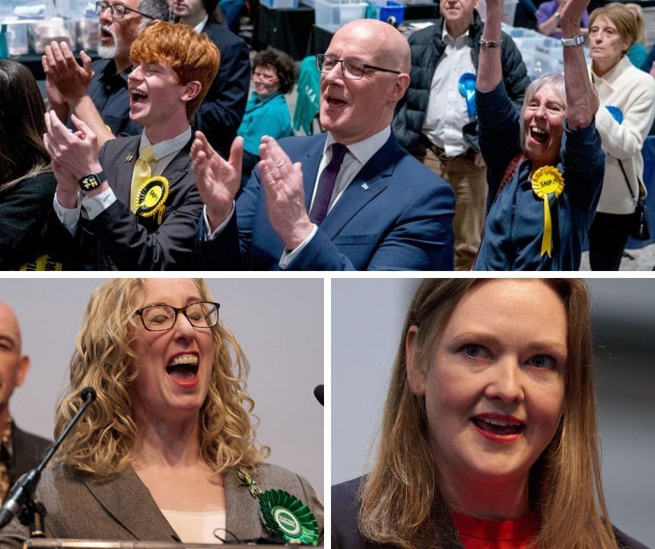 SNP win again but fall short of majority in Scottish election