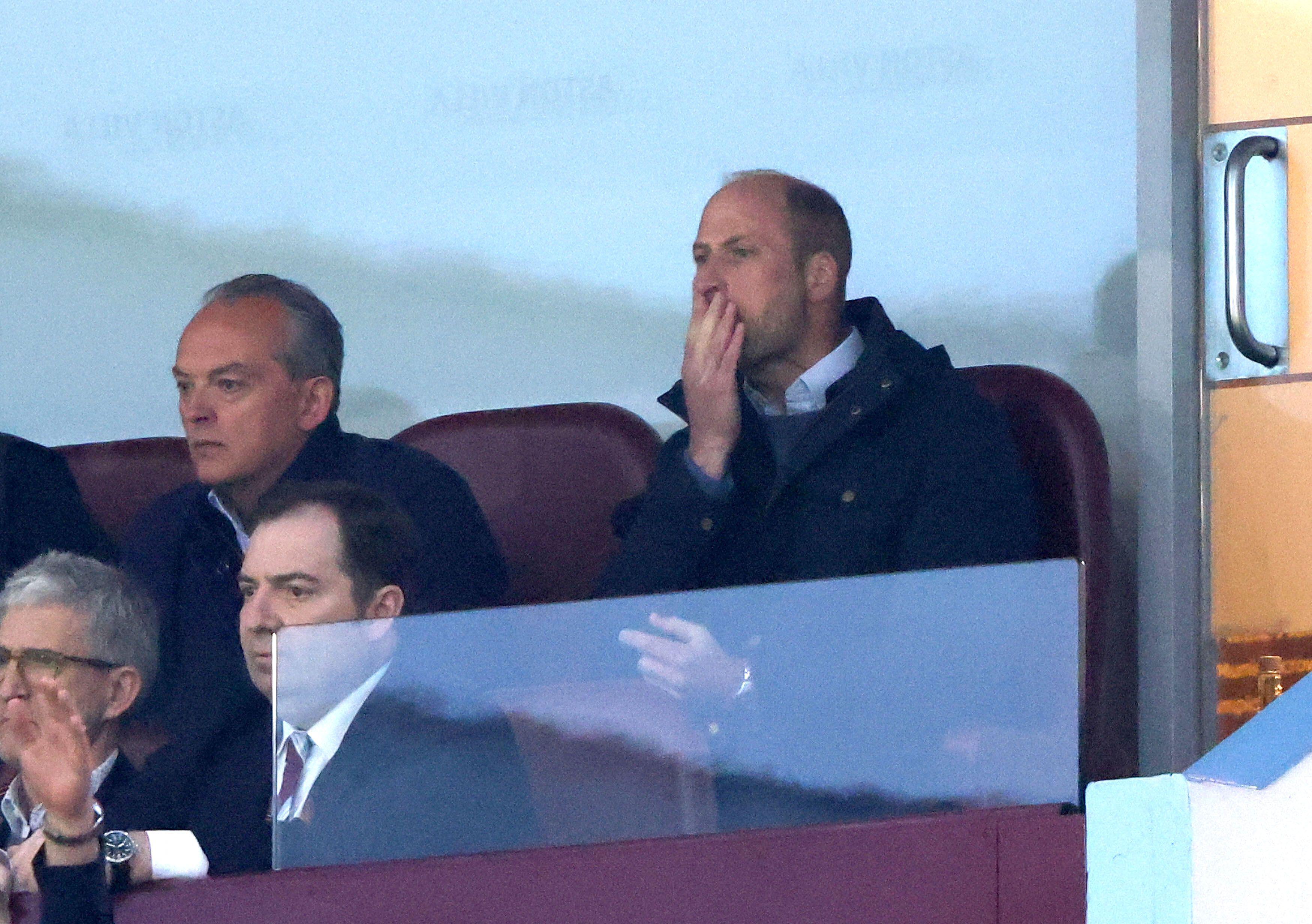 Football commentator says William has genuine ‘passion’ for Aston Villa