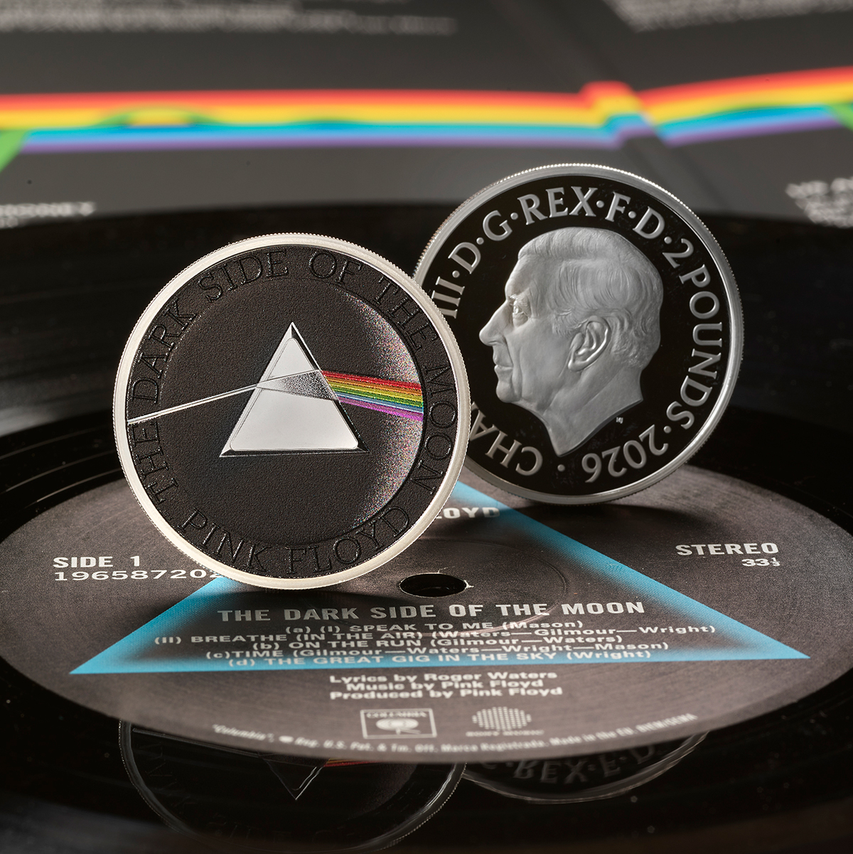 Pink Floyd celebrated with official UK coin from The Royal Mint