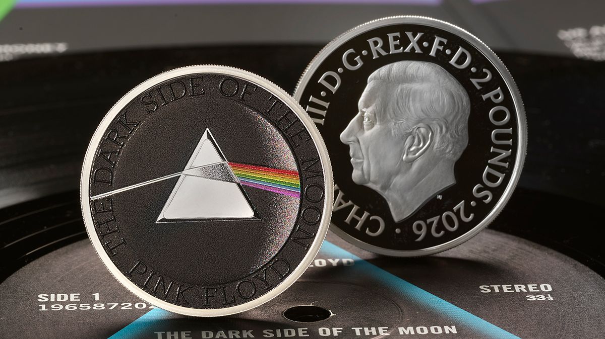 Pink Floyd celebrated with official UK coin from The Royal Mint