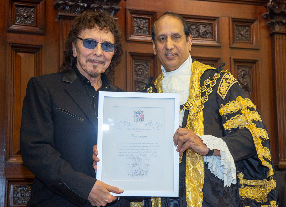 Black Sabbath's Tony Iommi 'humbled' to receive prestigious award in ...