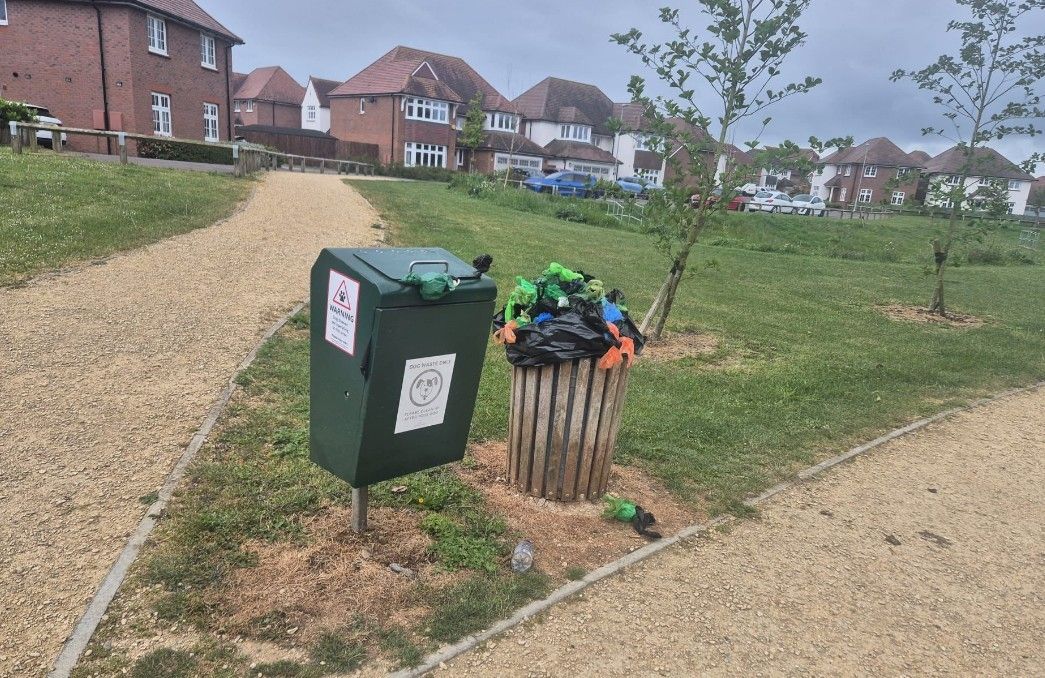 Overflowing bins at Abbey Farm estate prompt resident frustration and intervention