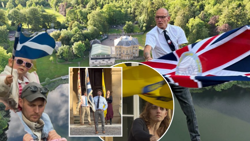 WATCH: Flying the flag for Selkirk ahead of Common Riding Day