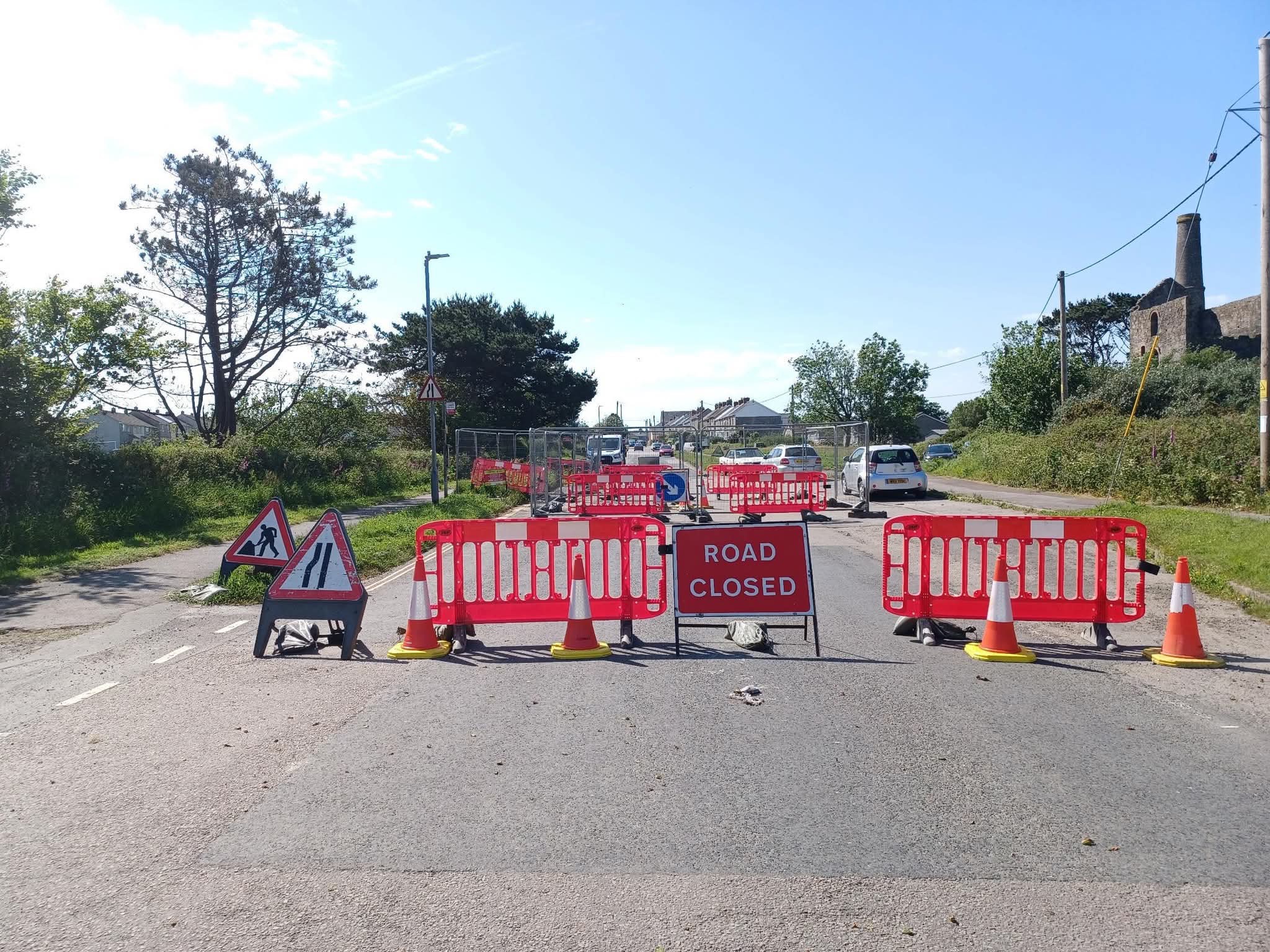 'Long-term solution' to fix 'significant' mine shaft under road near Cambourne may take time