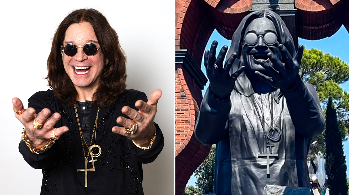 Ozzy Osbourne statue unveiled at Hellfest