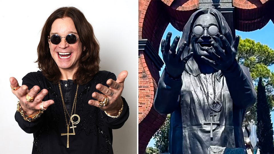 Ozzy Osbourne statue unveiled at Hellfest