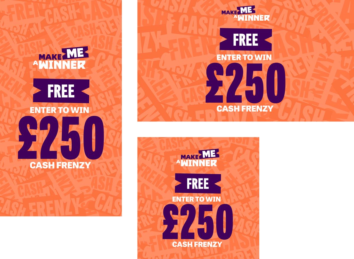 FREE CASH FRENZY - WIN £250 CASH
