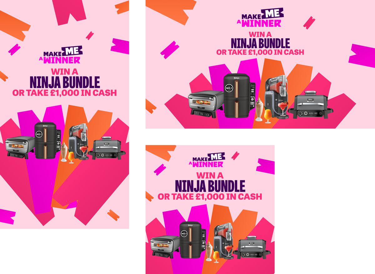 WIN A NINJA BUNDLE OR £1,000 CASH