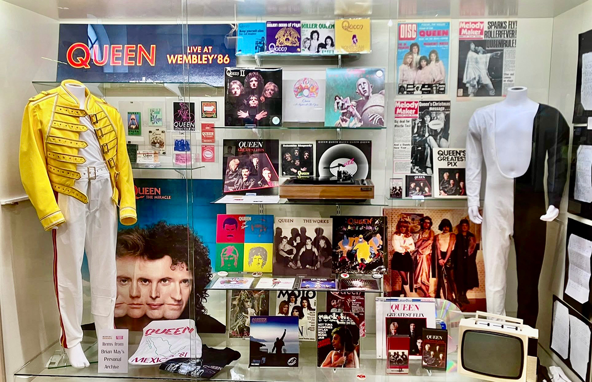 Brian May's personal archive of Queen memorabilia goes on display