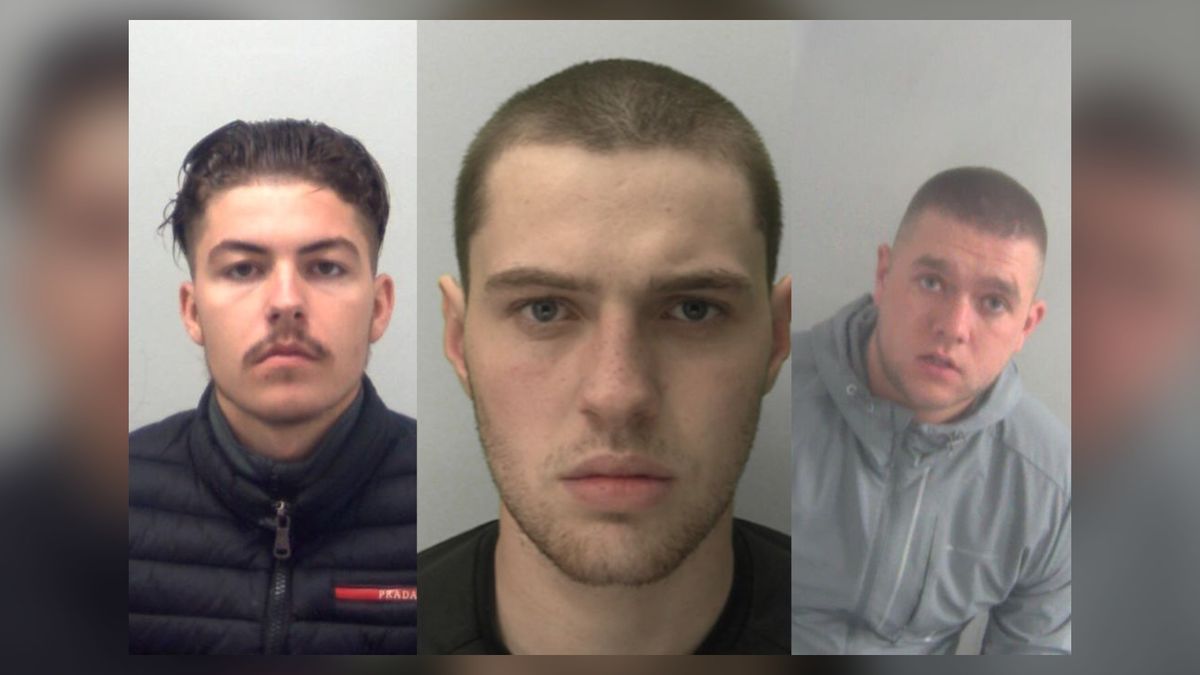 Trio jailed for 44 years after shooting van in Crays Hill