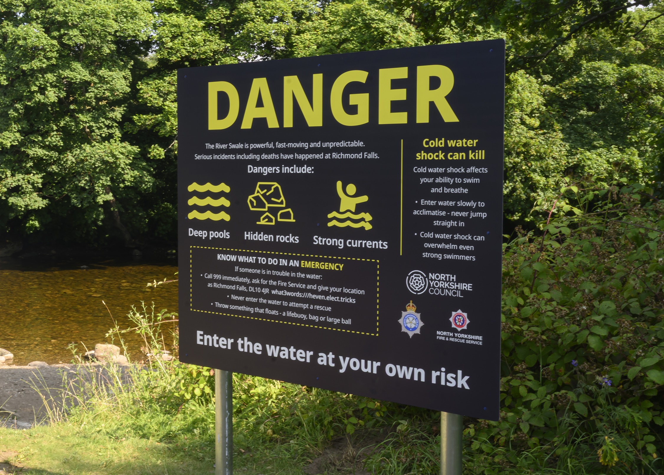 Warning signs at waterfalls aim to help prevent future tragedies