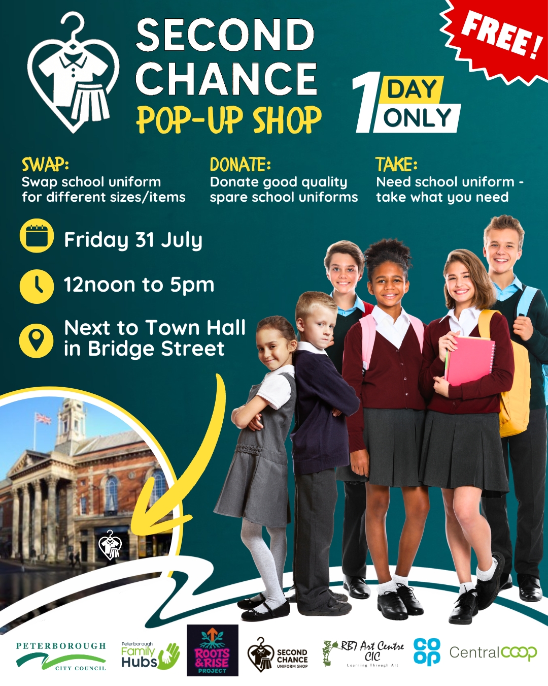 New school uniform pop-up coming to Peterborough