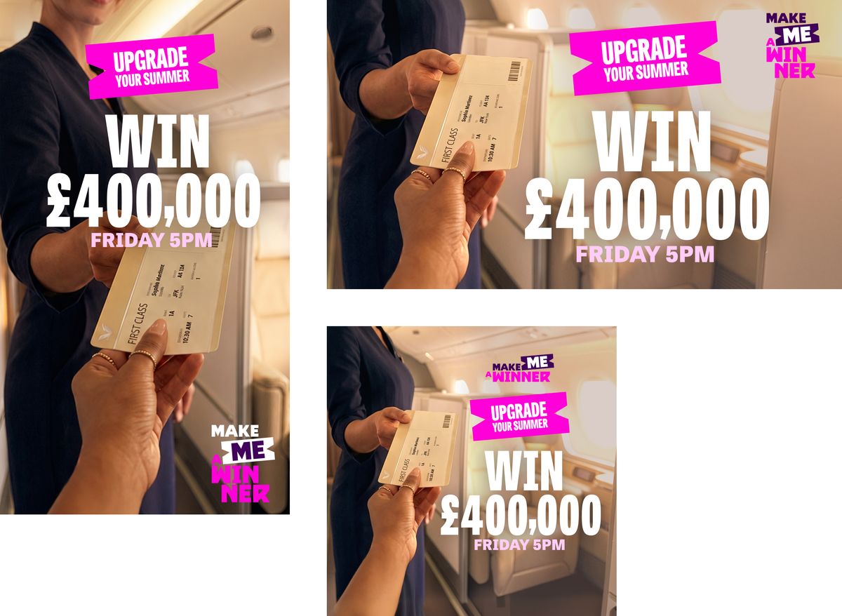 Win FOUR HUNDRED THOUSAND POUNDS!