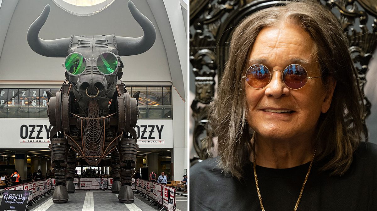 Ozzy The Bull gets makeover on 1st anniversary of Ozzy Osbourne's death