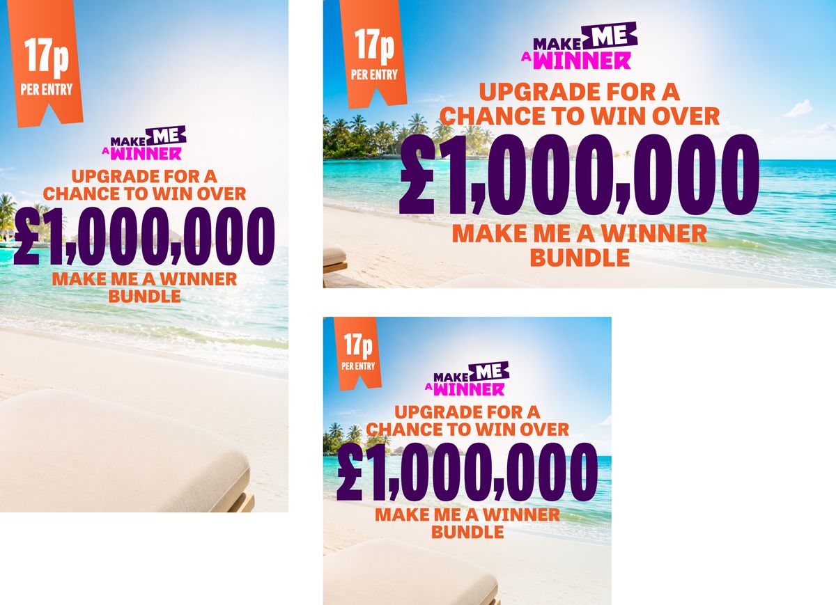 Make Me A Winner Win Over £1,000,000 Bundle