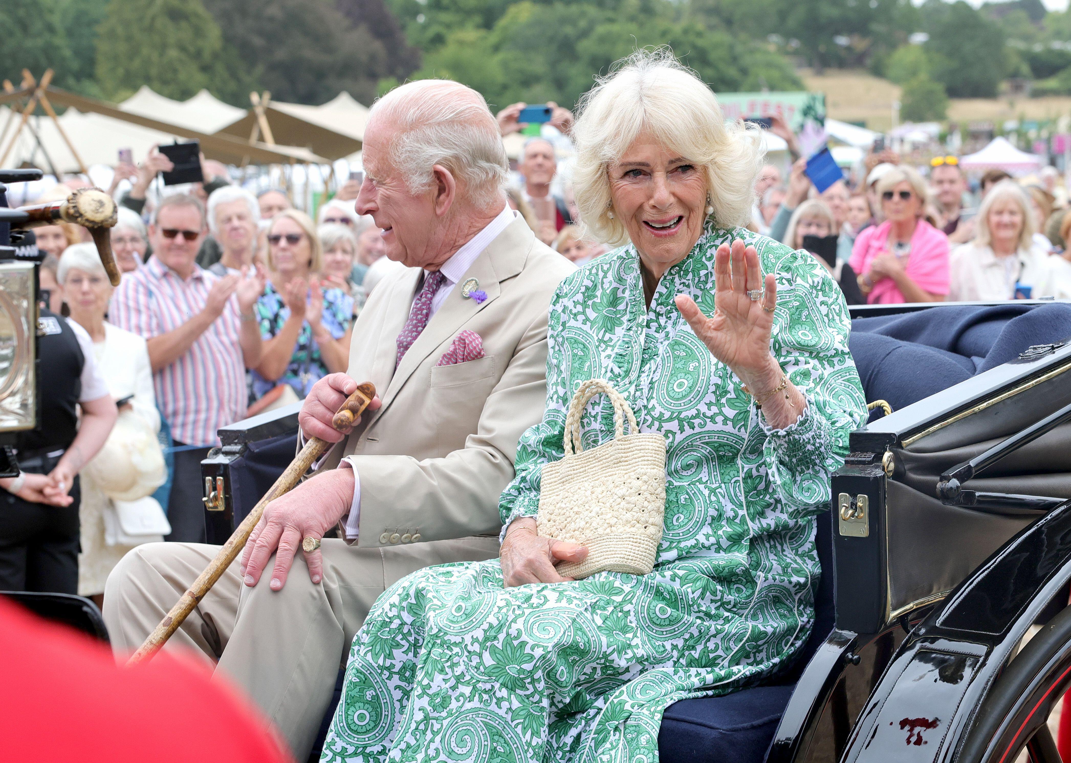 King and Queen honour winners at first RHS Sandringham flower show