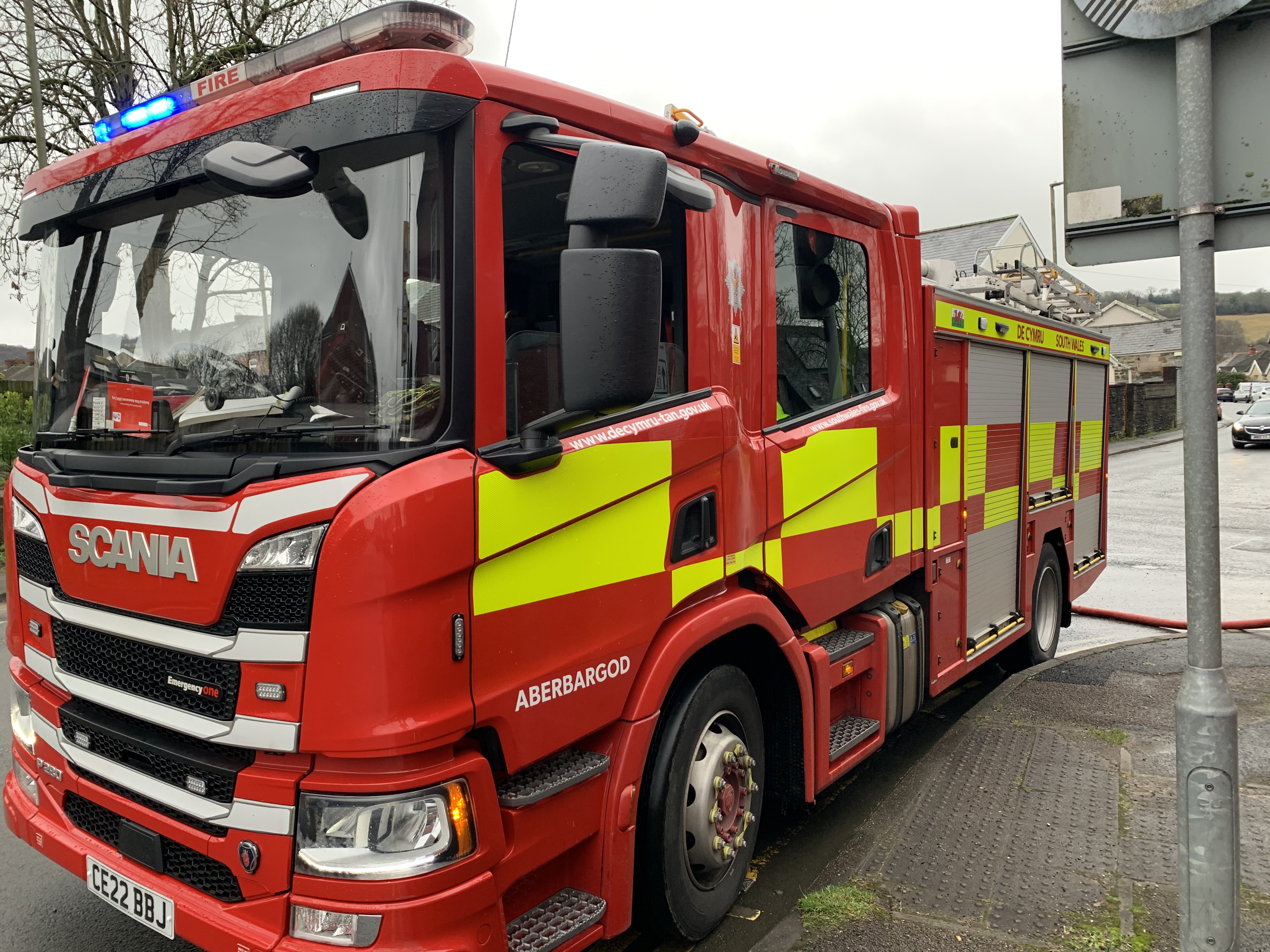 Llangynidr Reservoir wildfire no longer 'major incident'