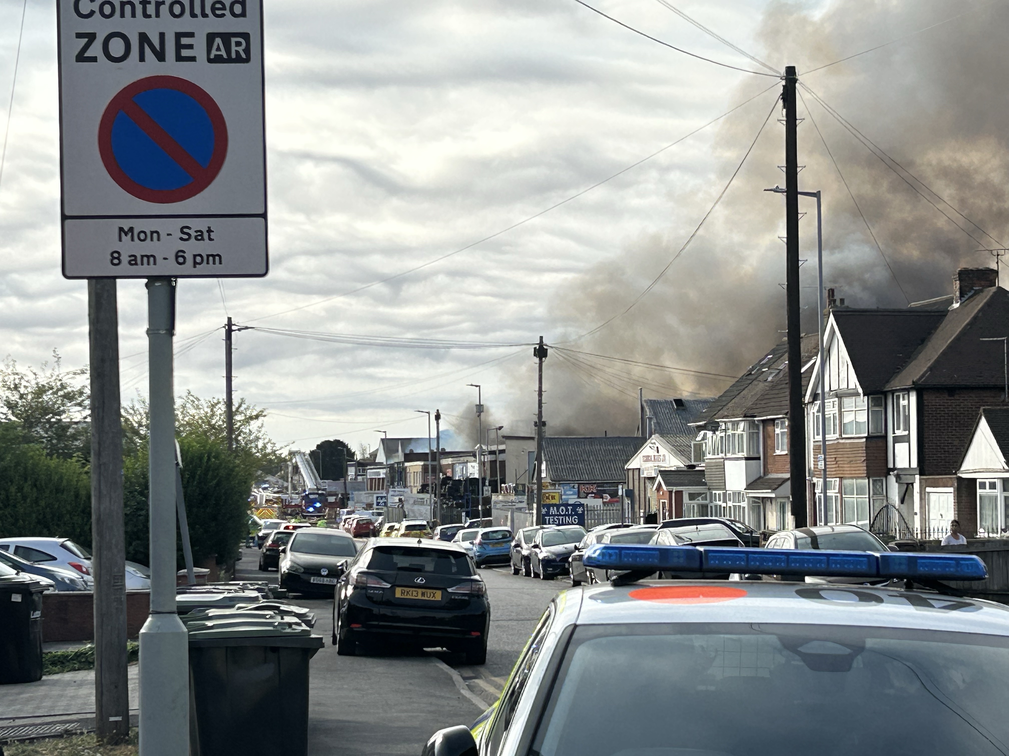 Large industrial fire in Luton declared a major incident