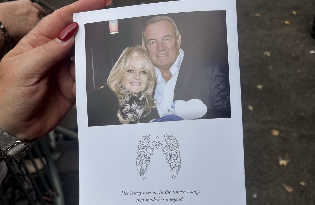 Bonnie Tyler remembered as ‘one of a kind’ at her funeral