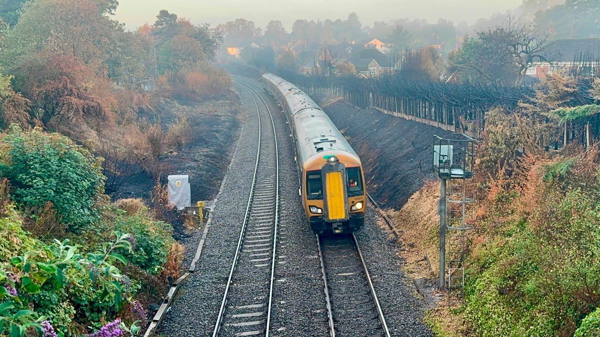 Stourbridge trains back on track after wildfire recovery effort