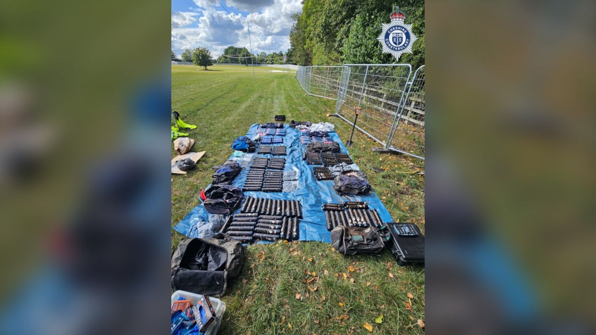 Police dig up buried stash of drugs in Creamfields grounds ahead of festival