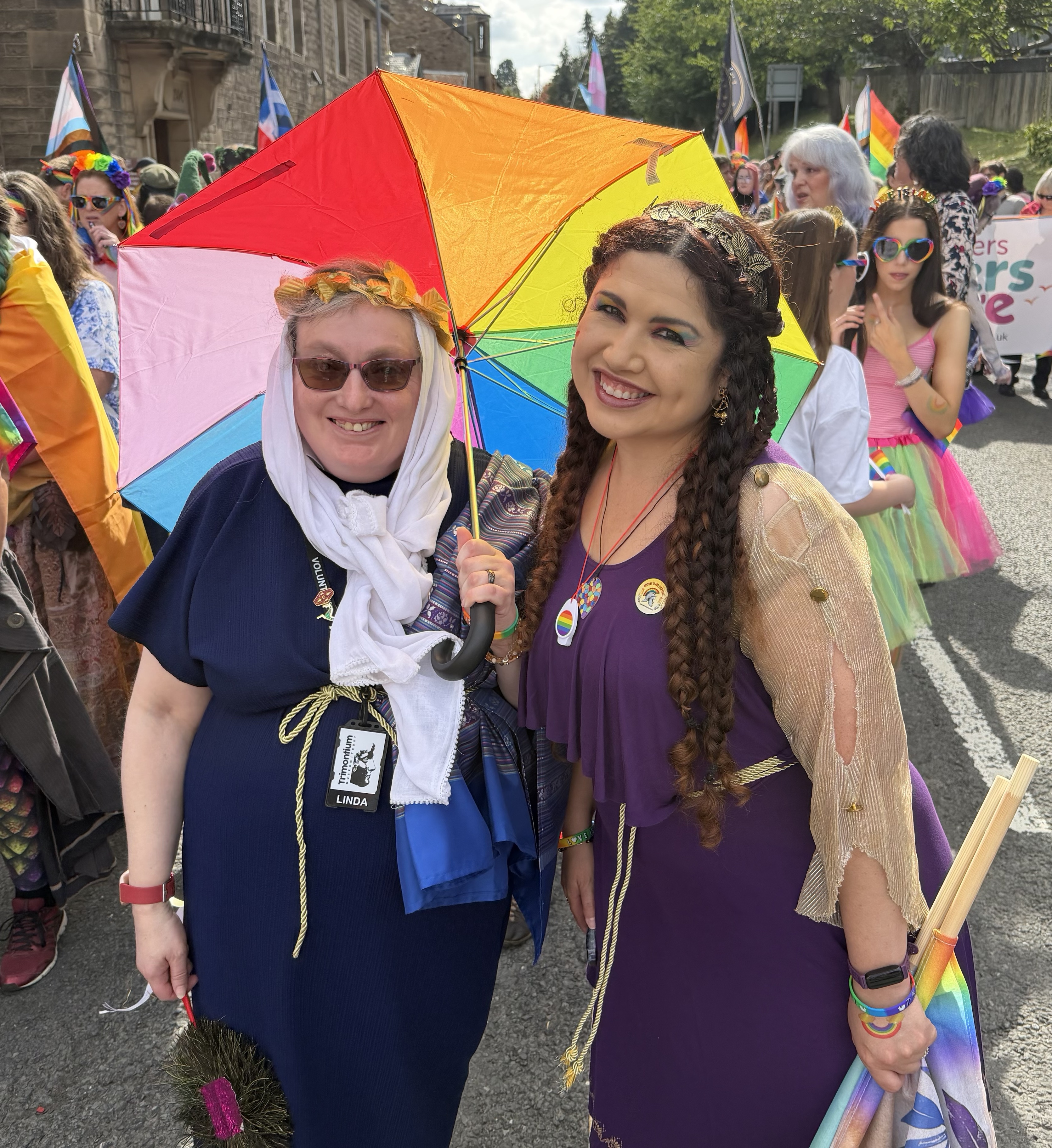 Colourful scenes in Galashiels as town hosts first-ever Scottish Borders Pride