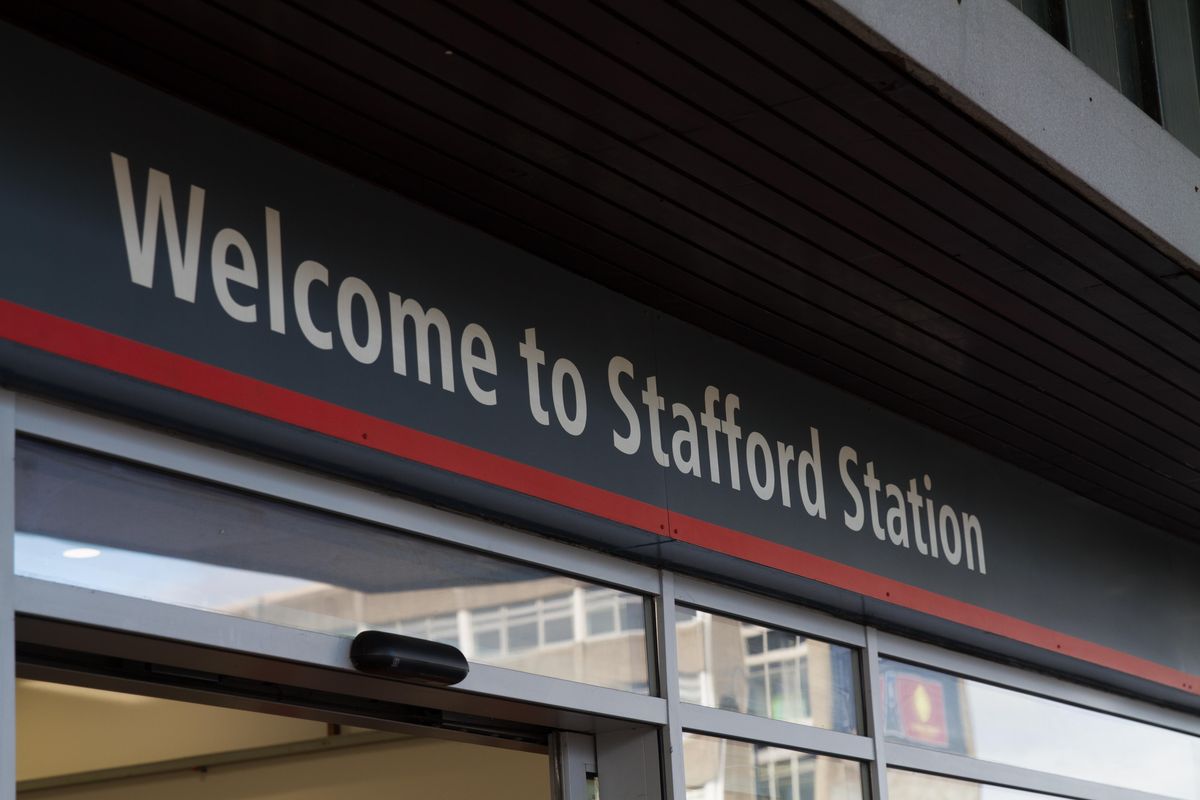 Appeal to identify men after attack at Stafford station