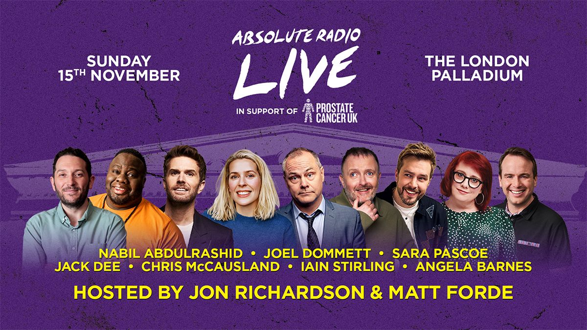 Jack Dee, Sara Pascoe, Joel Dommett and more added to Absolute Radio Live line-up