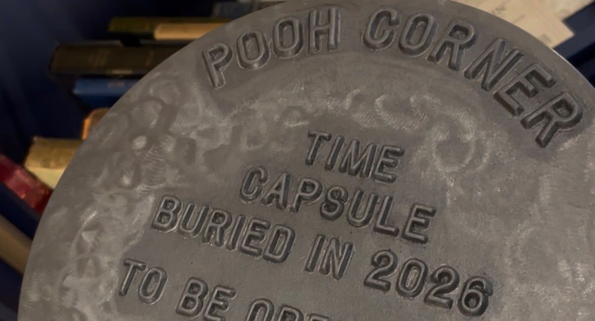 Winnie the Pooh time capsule buried as bear celebrates 100th birthday
