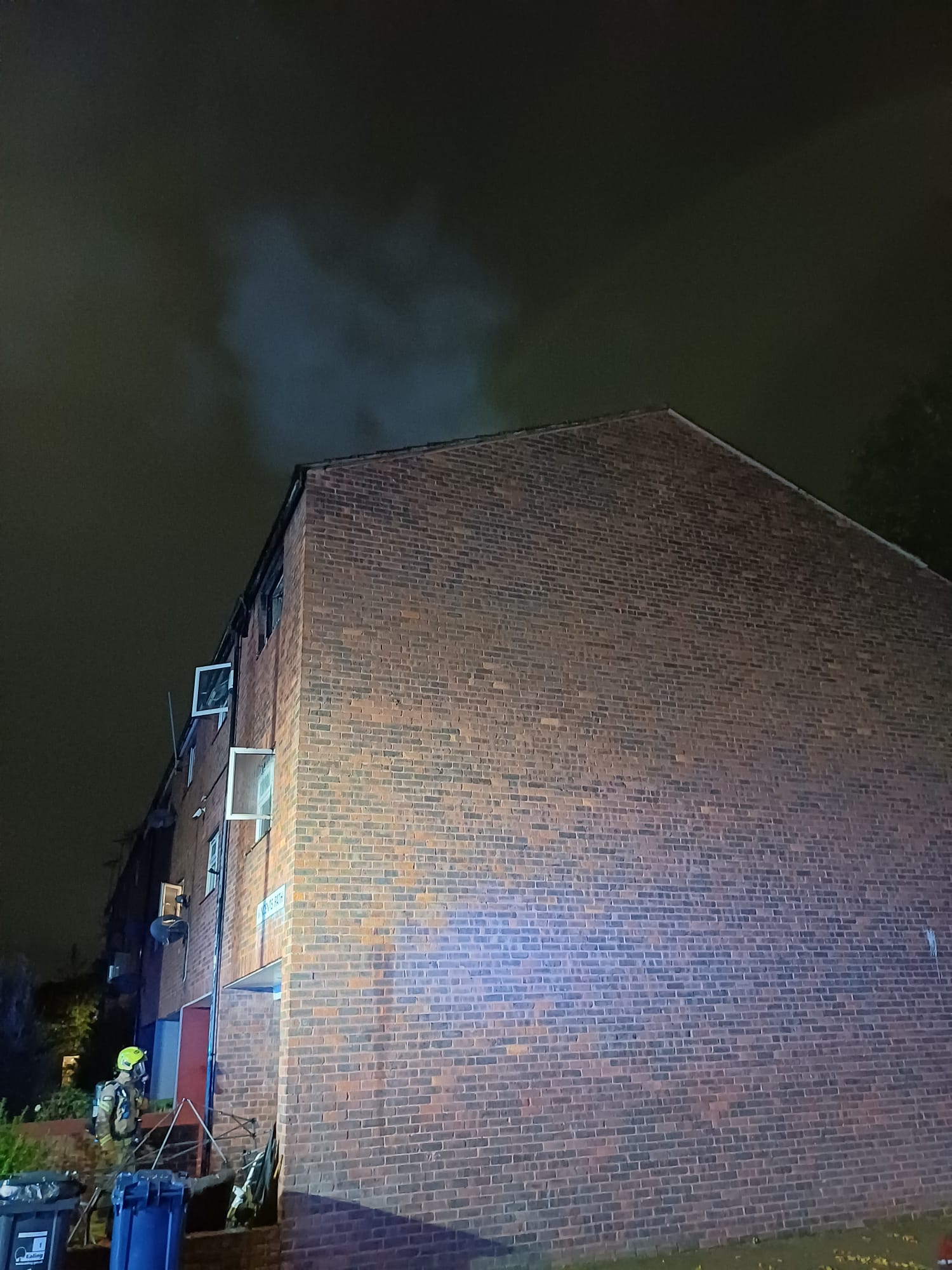 Three in hospital after north London blaze
